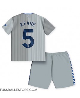 Günstige Everton Michael Keane #5 3rd trikot Kinder 2023-24 Kurzarm (+ Kurze Hosen)